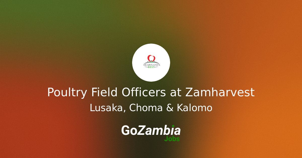 Poultry Field Officers at Zamharvest