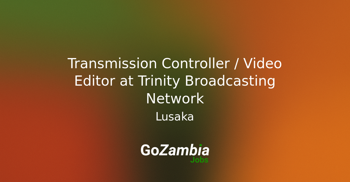 Transmission Controller / Video Editor at Trinity Broadcasting Network