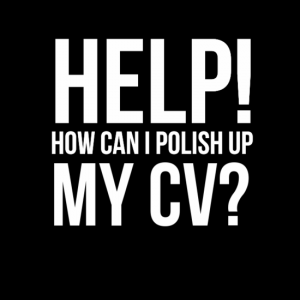 Help! How can I polish up my CV