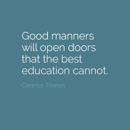 good manners quotes